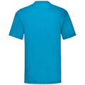 Azure Blue - Back - Fruit of the Loom Mens Valueweight T-Shirt
