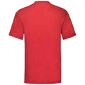 Red - Back - Fruit of the Loom Mens Valueweight T-Shirt