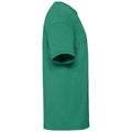 Retro Heather Green - Side - Fruit of the Loom Mens Valueweight T-Shirt
