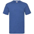 Retro Heather Royal - Front - Fruit of the Loom Mens Valueweight T-Shirt