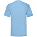 Sky Blue - Back - Fruit of the Loom Mens Valueweight T-Shirt