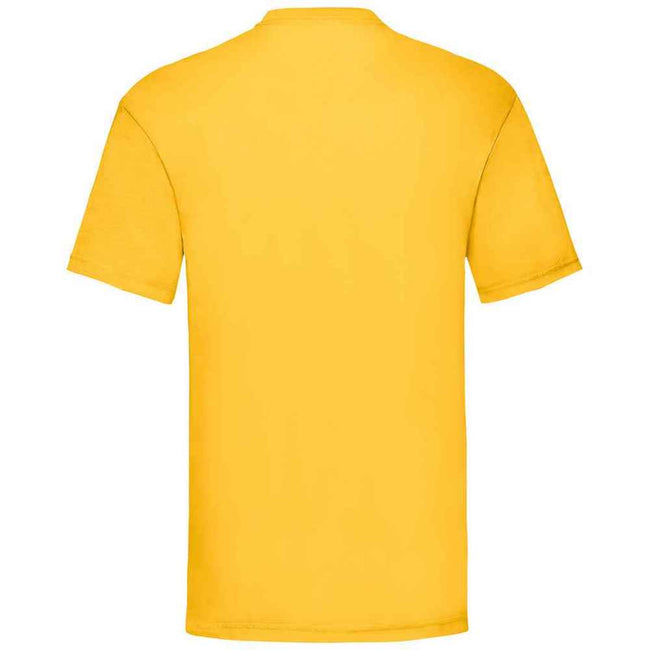 Sunflower - Back - Fruit of the Loom Mens Valueweight T-Shirt