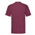 Burgundy - Back - Fruit of the Loom Mens Valueweight Heather T-Shirt