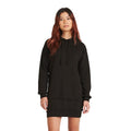 Jet Black - Back - Awdis Womens-Ladies Relaxed Fit Hoodie Dress
