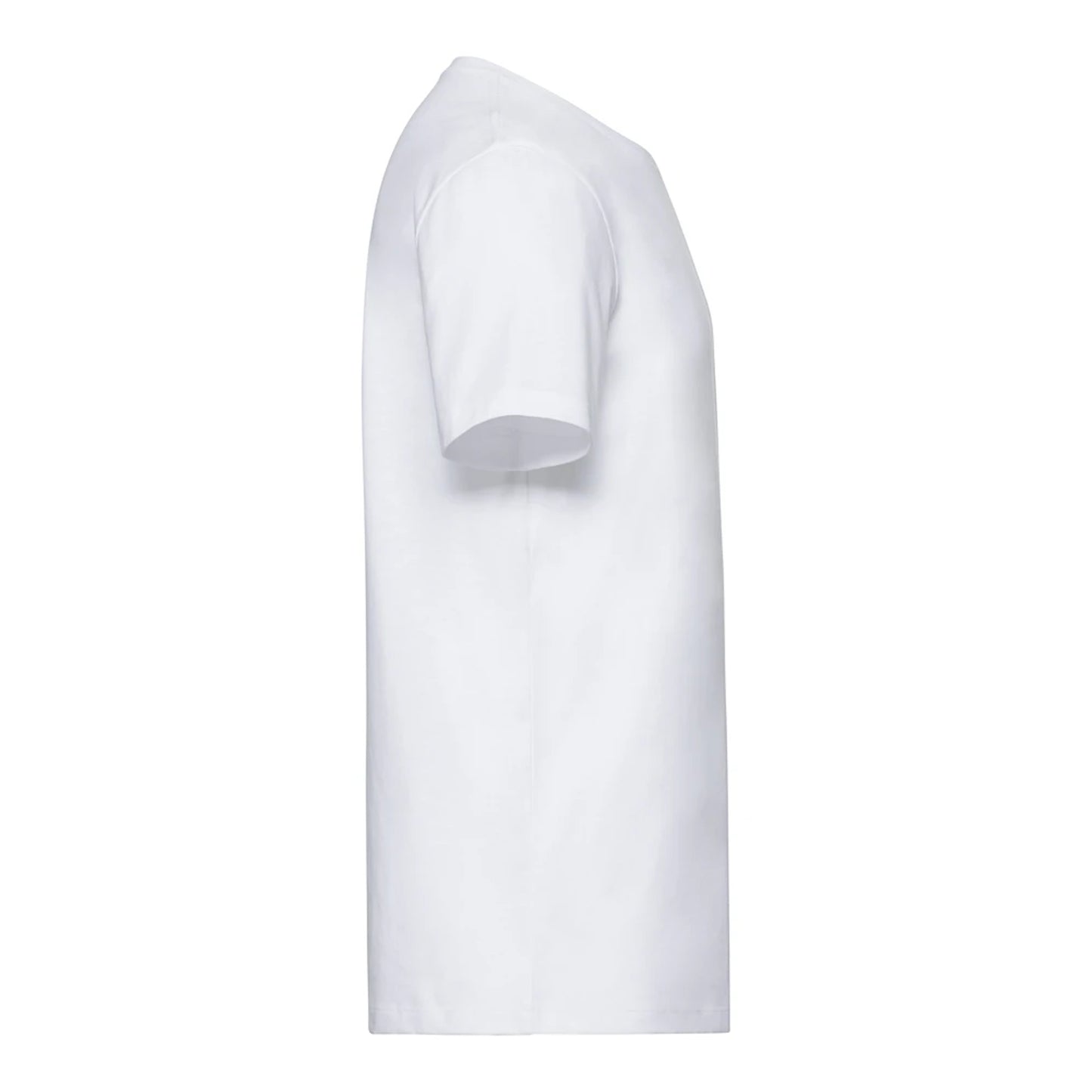 White - Side - Russell Mens Authentic Organic T-Shirt