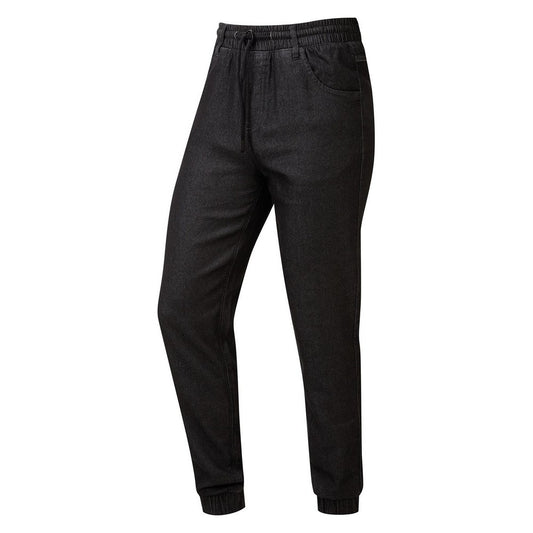 Black Denim - Front - Premier Mens Chef´s Artisan Jogging Bottoms