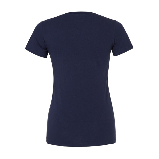 Navy - Back - Bella + Canvas Womens-Ladies The Favourite T-Shirt