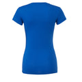 True Royal - Back - Bella + Canvas Womens-Ladies The Favourite T-Shirt