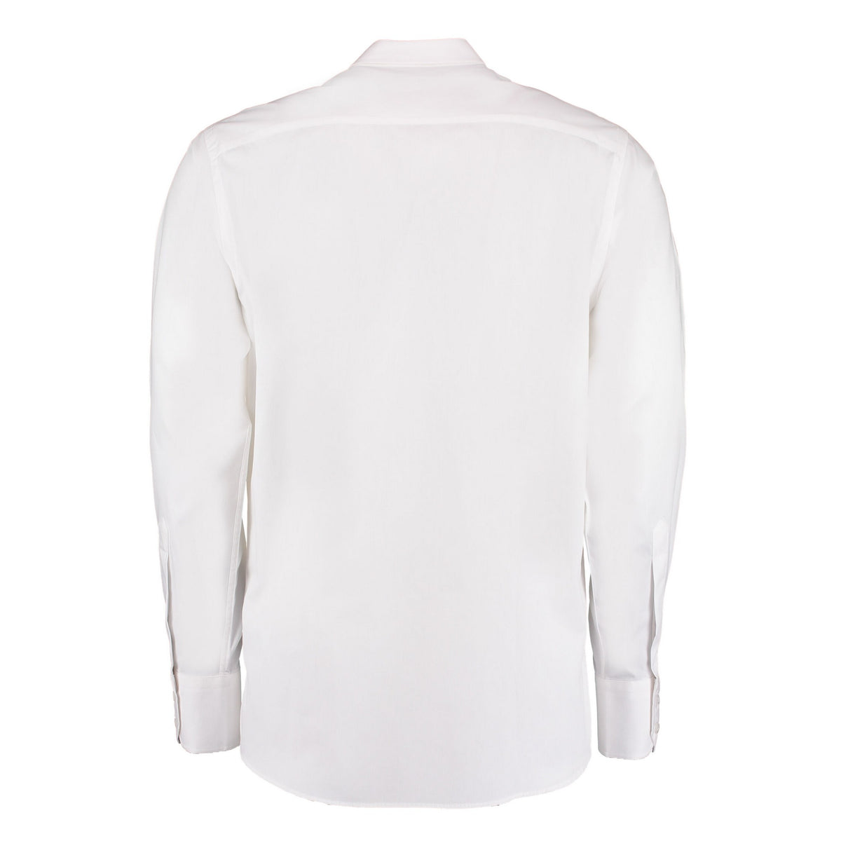 White - Back - Kustom Kit Mens City Long-Sleeved Business Shirt