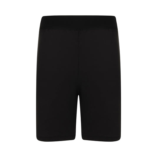 Black - Front - SF Minni Childrens-Kids Fashion Cycling Shorts