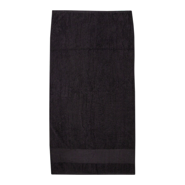 Black - Front - Towel City Printable Cotton Hand Towel