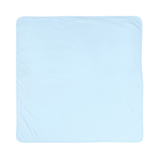 Pale Blue - Front - Larkwood Plain Blanket