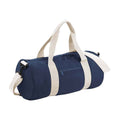 French Navy-Off White - Front - Bagbase Original 20L Duffle Bag