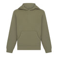 Khaki Green - Front - SF Minni Childrens-Kids Sustainable Hoodie