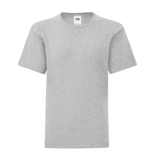 Heather - Front - Fruit of the Loom Childrens-Kids Iconic Heather T-Shirt