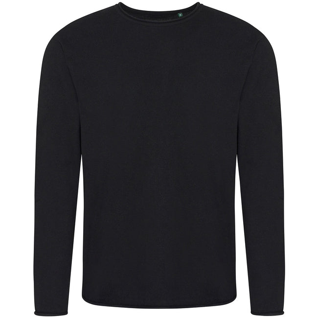 Black - Front - Ecologie Unisex Adult Arenal Knitted Sweatshirt