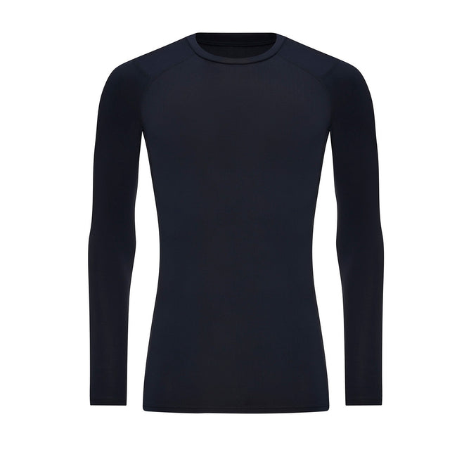 French Navy - Front - Awdis Mens Recycled Active Base Layer Top