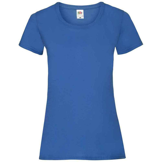 Royal Blue - Front - Fruit of the Loom Womens-Ladies Valueweight Heather Lady Fit T-Shirt