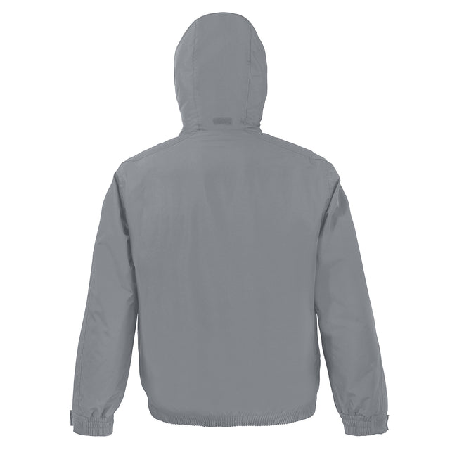 Grey - Back - Result Core Mens Channel Jacket