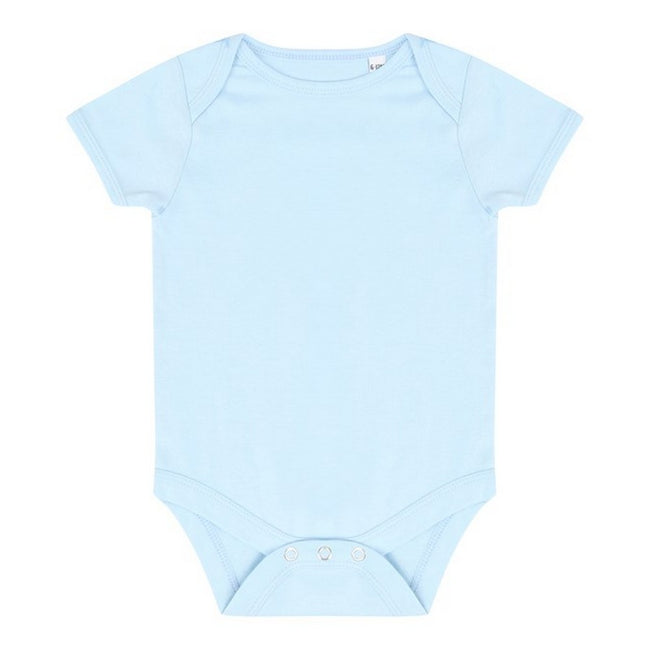 Pale Blue - Front - Larkwood Baby Essential Short-Sleeved Bodysuit