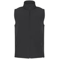 Charcoal - Front - PRO RTX Mens Softshell 2 Layer Gilet