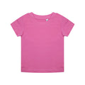 Bright Pink - Front - Larkwood Toddler Organic T-Shirt
