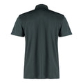 Graphite - Back - Kustom Kit Mens Cooltex Plus Micro Mesh Regular Polo Shirt