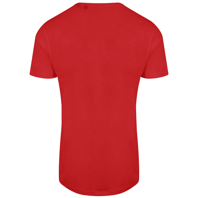 Fire Red - Back - Awdis Mens Ecologie Ambaro Recycled T-Shirt