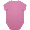 Bright Pink - Back - Larkwood Baby Organic Bodysuit