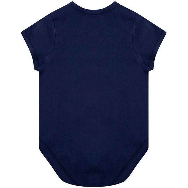 Navy - Back - Larkwood Baby Organic Bodysuit