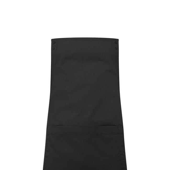 Black - Back - Premier Unisex Adult Swap & Pop Customizable Full Apron