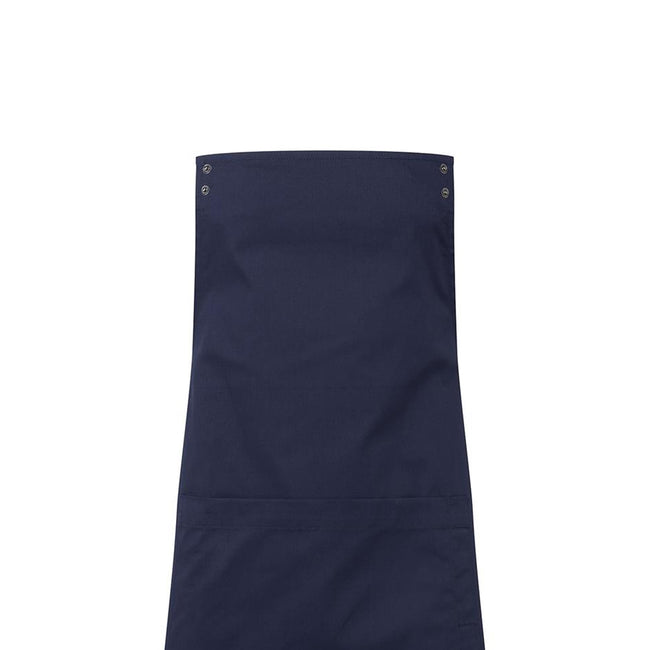 Navy - Back - Premier Unisex Adult Swap & Pop Customizable Full Apron