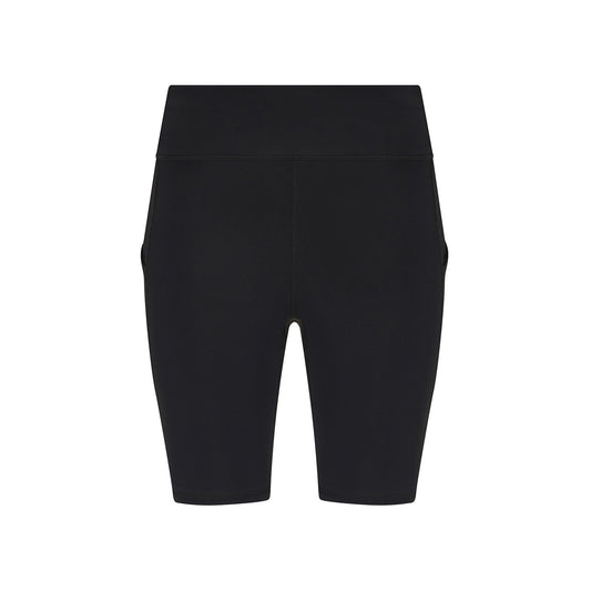 Black - Front - Awdis Womens-Ladies Tech Recycled Shorts