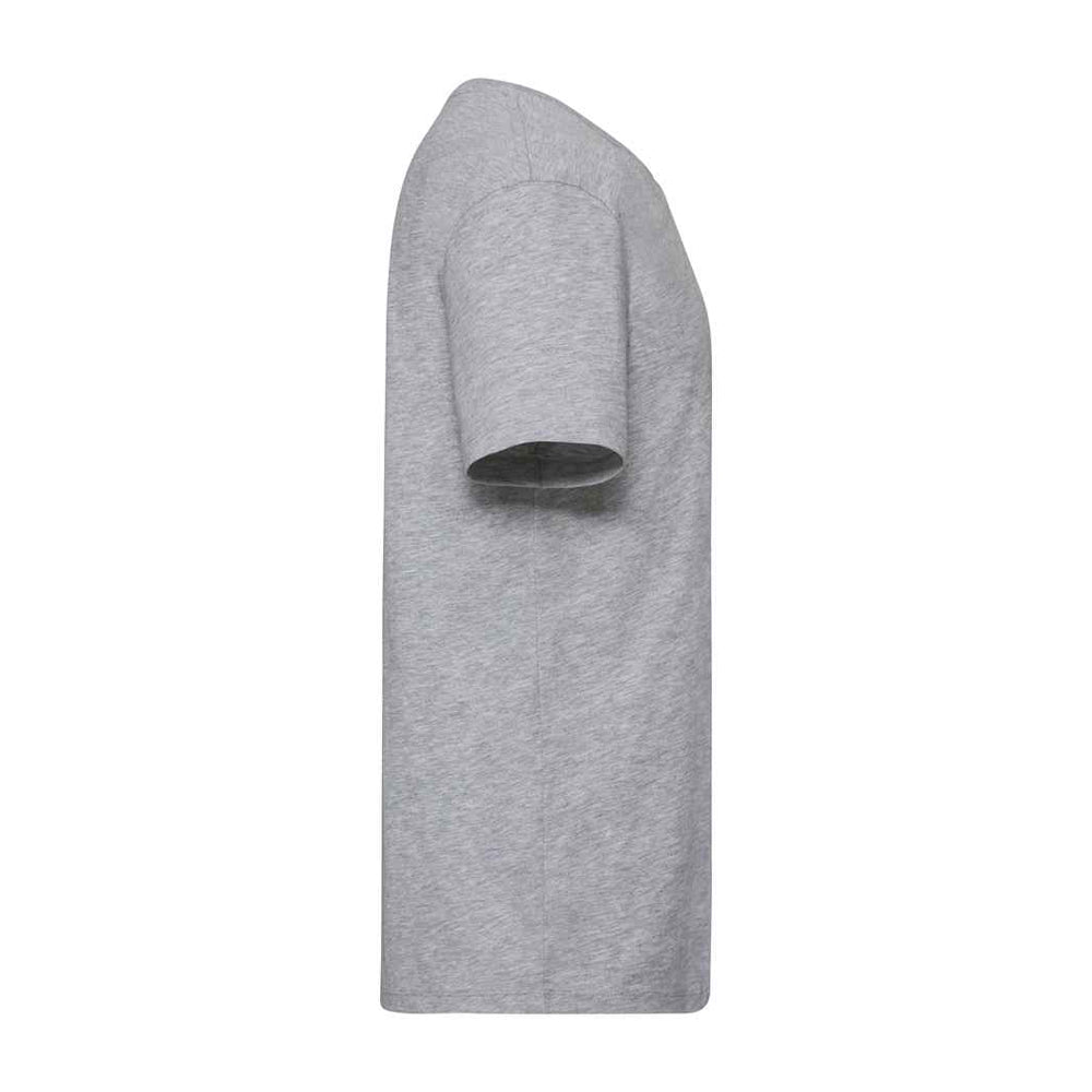 Light Oxford Grey - Side - Russell Collection Mens Organic T-Shirt