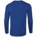Royal Blue - Back - Gildan Unisex Adult Softstyle Long-Sleeved T-Shirt