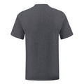 Dark Heather Grey - Back - Fruit of the Loom Mens Iconic 150 Heather T-Shirt