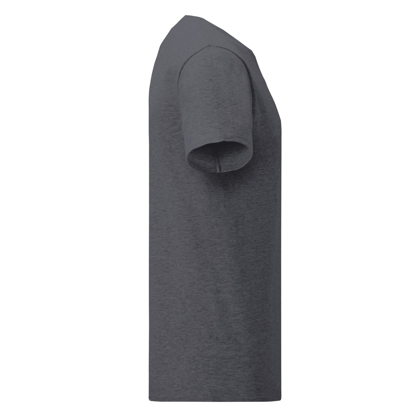 Dark Heather Grey - Side - Fruit of the Loom Mens Iconic 150 Heather T-Shirt