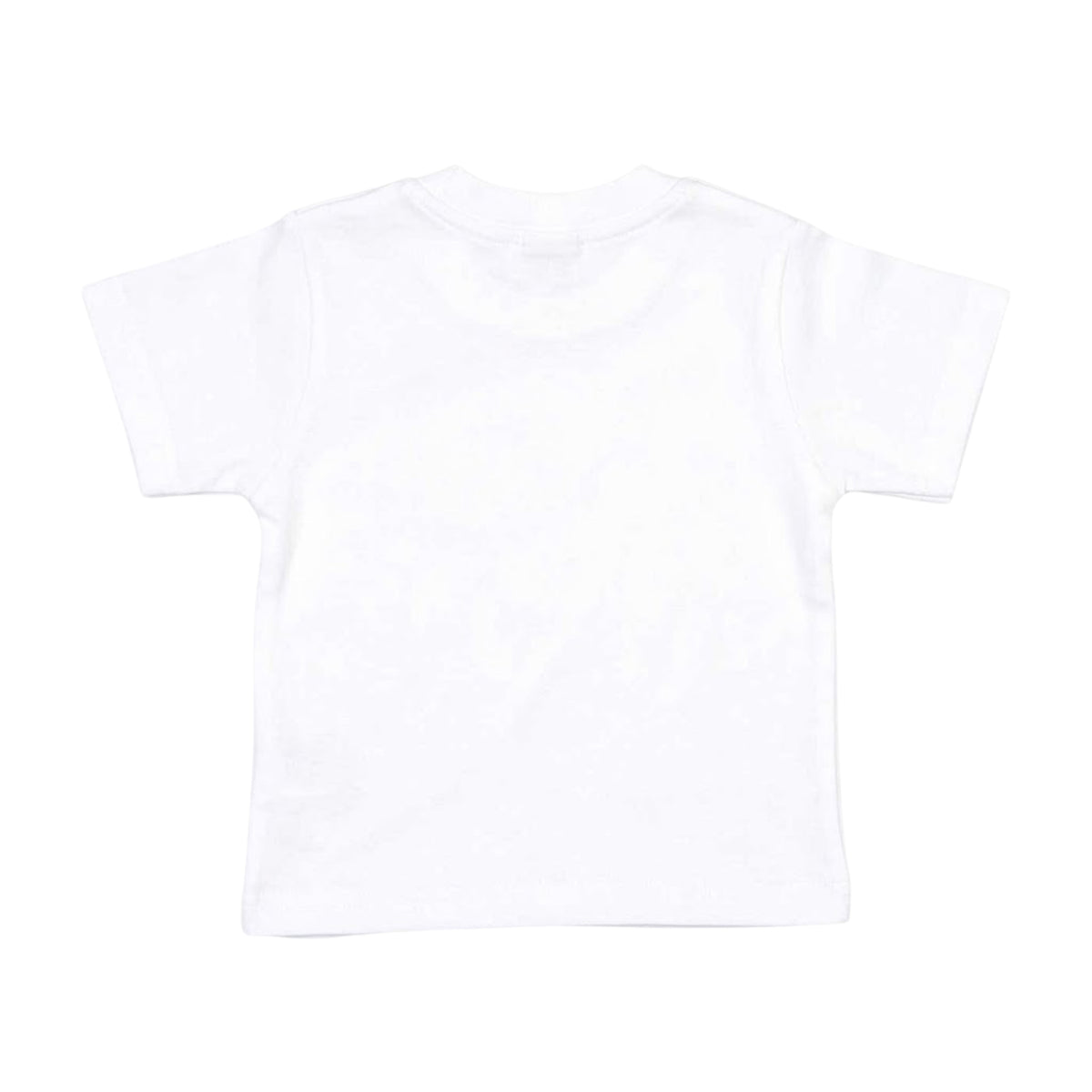 White - Back - Babybugz Childrens-Kids Organic Cotton T-Shirt