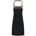 Black-Brown - Front - Premier Unisex Adult Espresso Full Apron