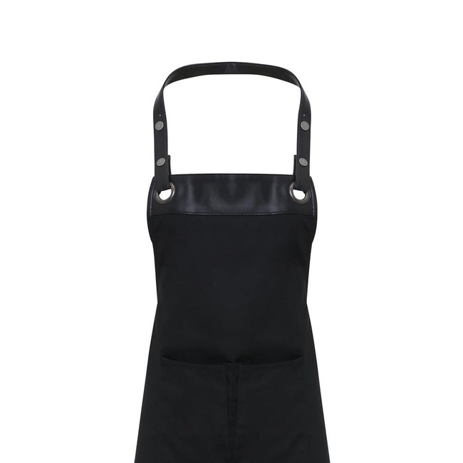 Black-Black - Back - Premier Unisex Adult Espresso Full Apron