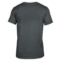 Dark Heather - Back - Gildan Mens Heather V Neck T-Shirt
