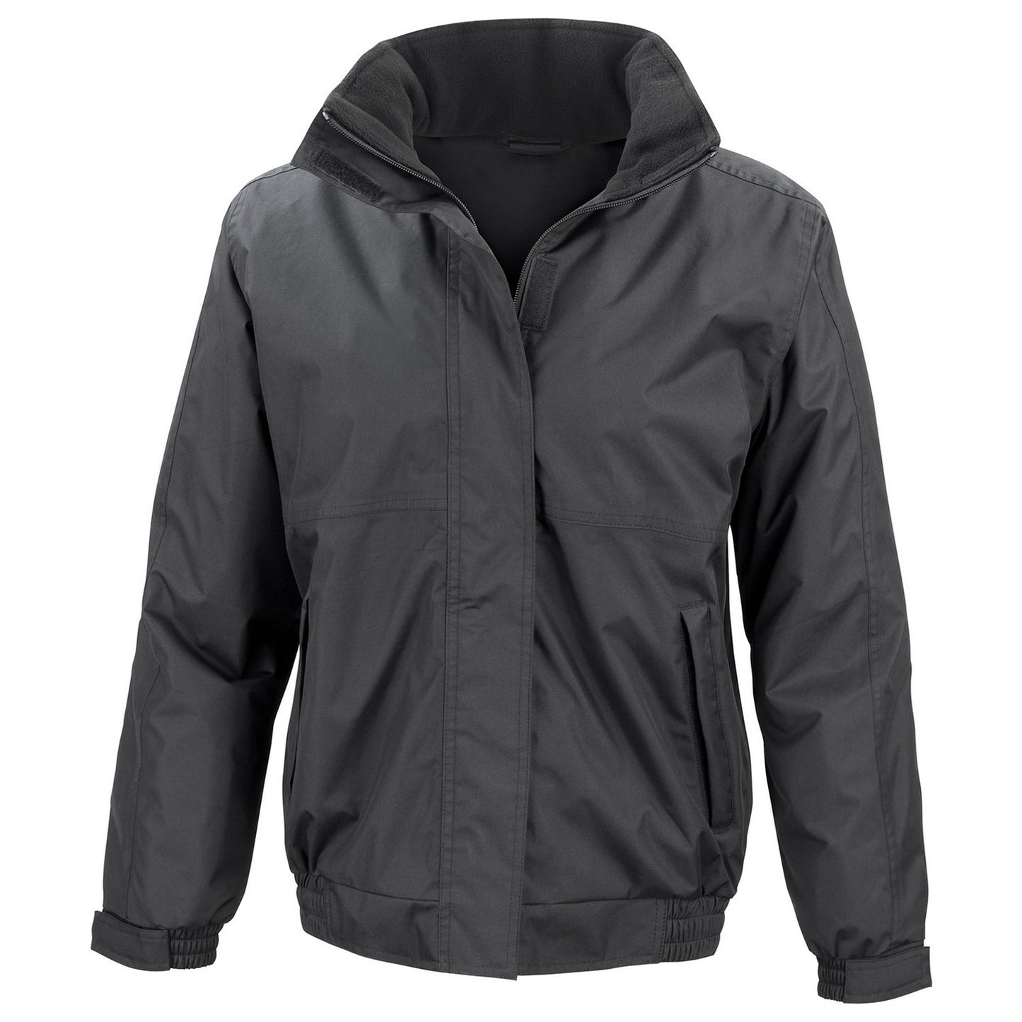 Black - Front - Result Core Womens-Ladies Channel Blouson Jacket