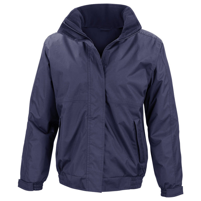 Navy - Front - Result Core Womens-Ladies Channel Blouson Jacket