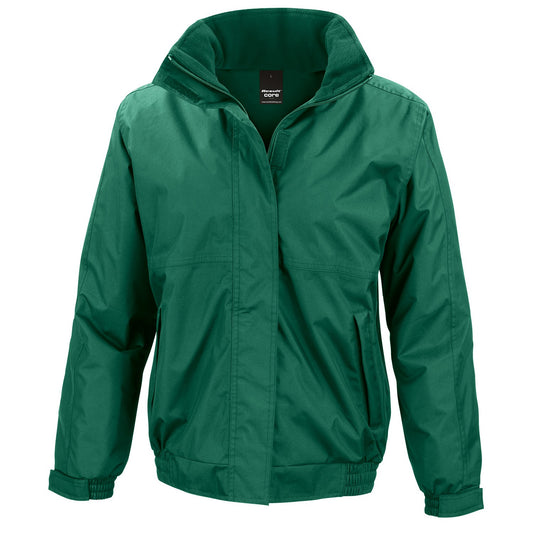 Bottle Green - Front - Result Core Womens-Ladies Channel Blouson Jacket