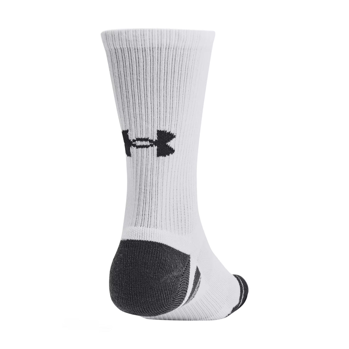 White - Lifestyle - Under Armour Unisex Adult Performance Tech Crew Socks (Pack of 3)