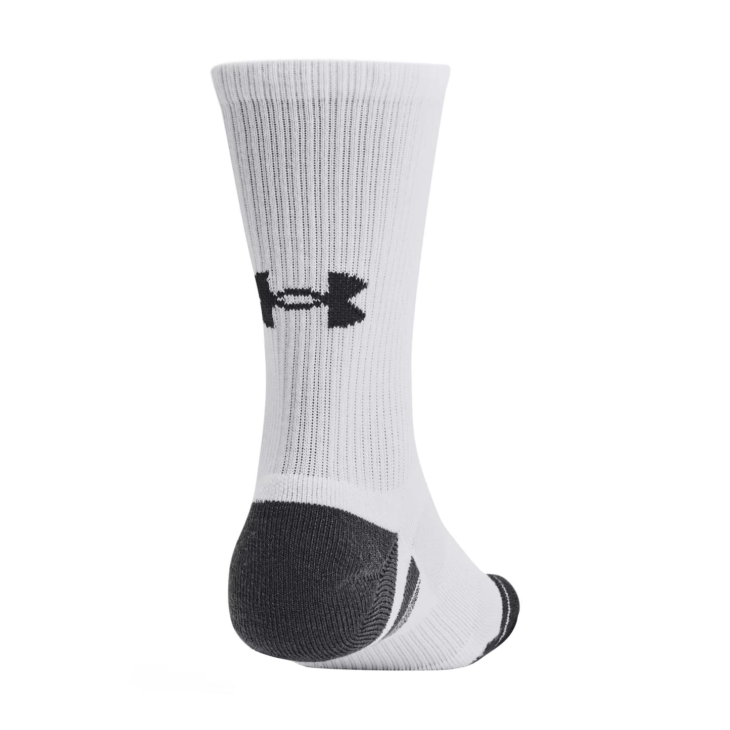 White - Lifestyle - Under Armour Unisex Adult Performance Tech Crew Socks (Pack of 3)