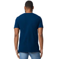 Navy - Back - Gildan Mens Softstyle V Neck T-Shirt