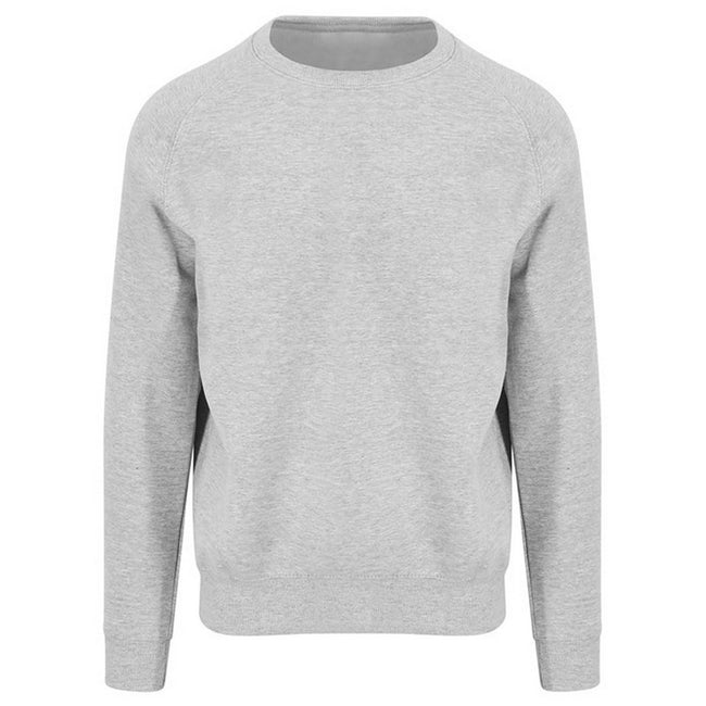 Heather Grey - Front - Awdis Mens Graduate Heavyweight Sweatshirt