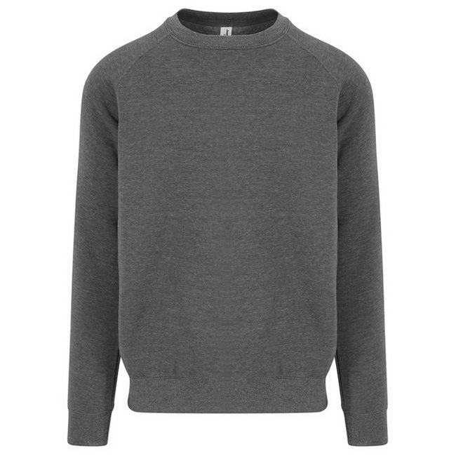 Charcoal - Front - Awdis Mens Graduate Heavyweight Sweatshirt