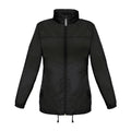 Black - Front - B&C Womens-Ladies Sirocco Soft Shell Jacket
